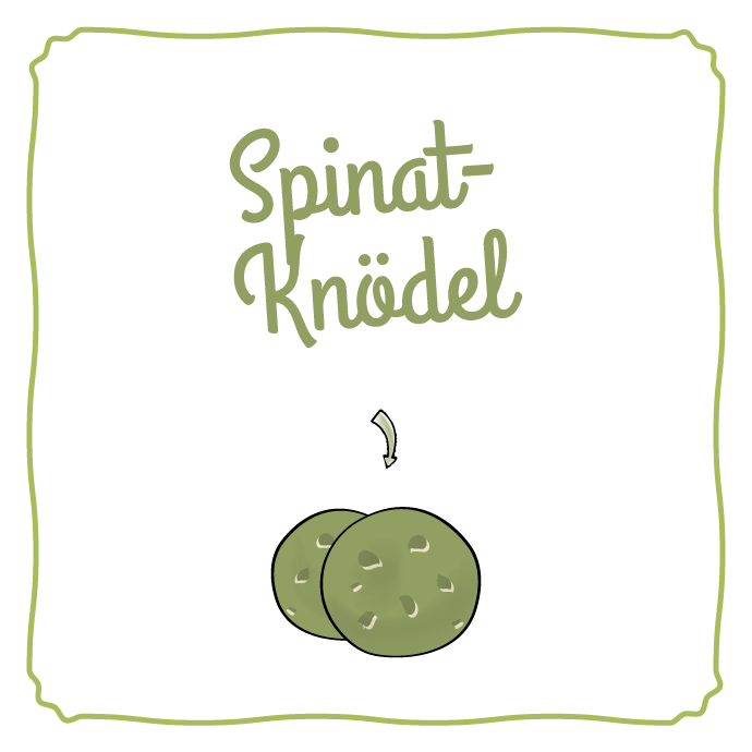 Spinat-Schafskäse Knödel