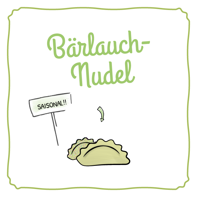 Bärlauch Nudel