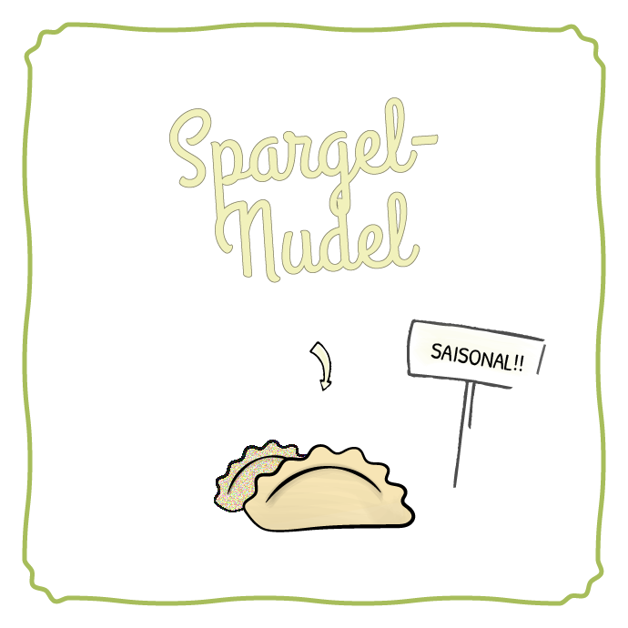 Spargel Nudel